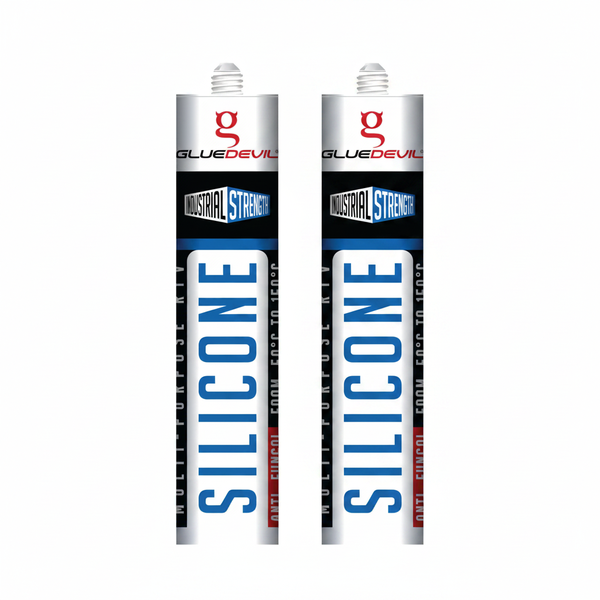 Glue Devil 260ml Multi-Purpose Black Silicone Sealant for - 2 Pack