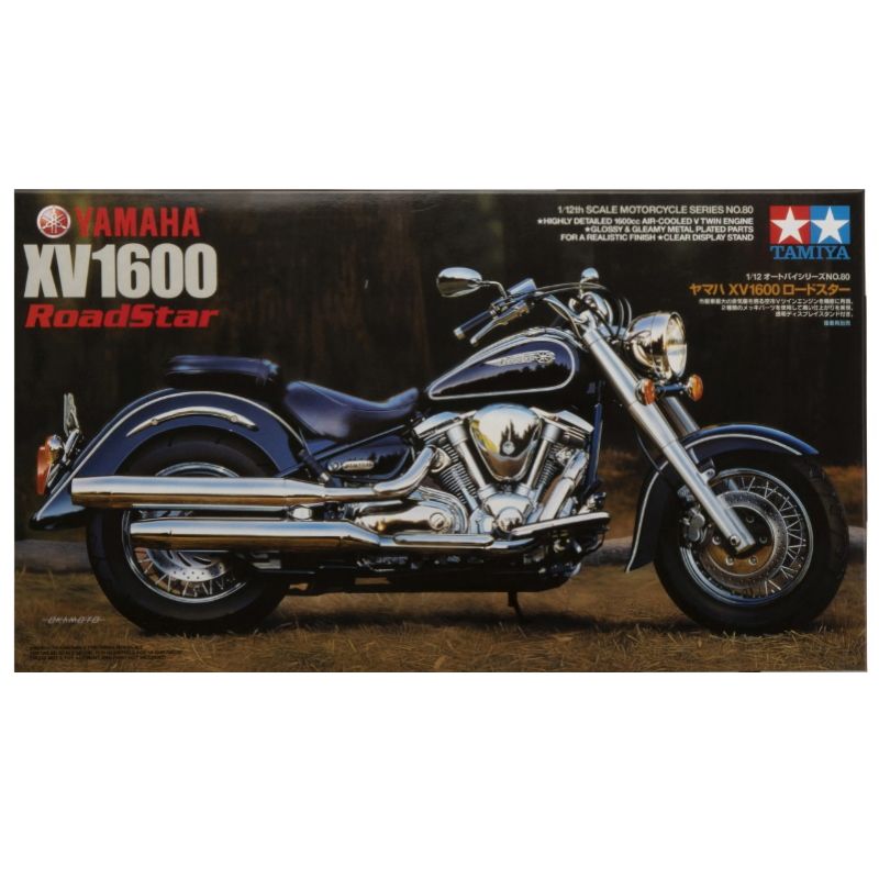 Tamiya 1/12 Yamaha XV 1600 Road Star Motorcycle Plastic Model Kit