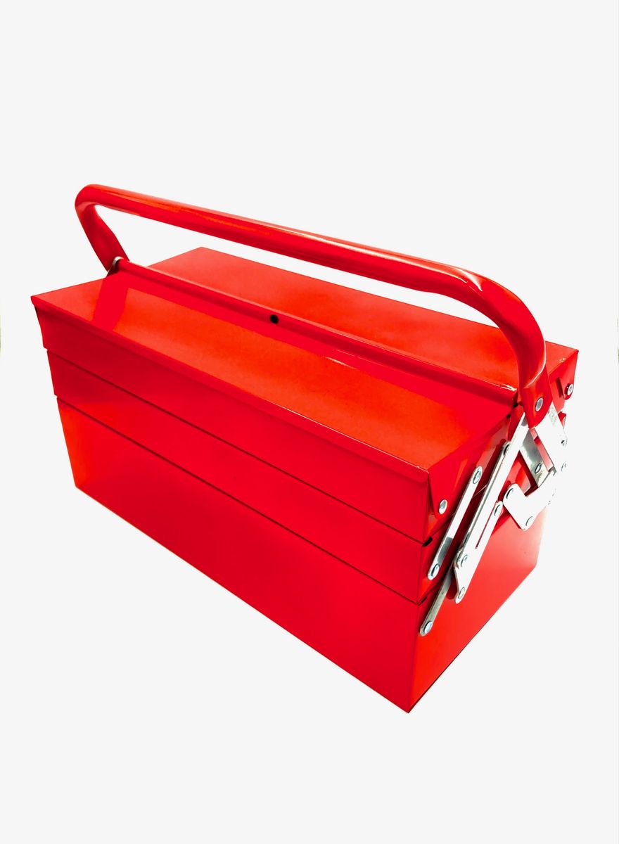 5 Tray Cantilever Tool Box - Red
