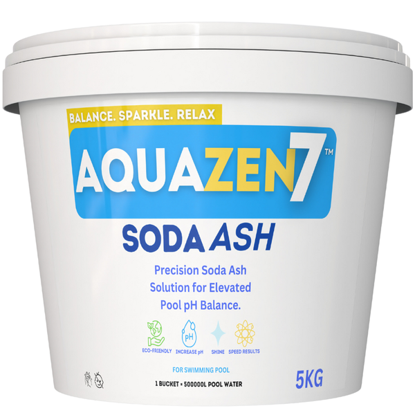 Aquazen7 Soda Ash for Swimming Pools - 5kg Bucket