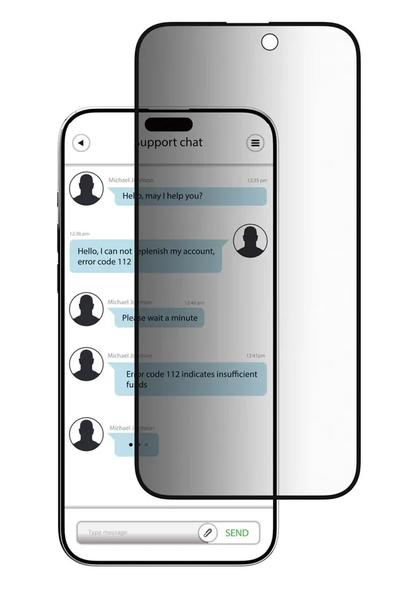 SwitchEasy Privacy Tempered Glass Screen Protector For iPhone 16 Series