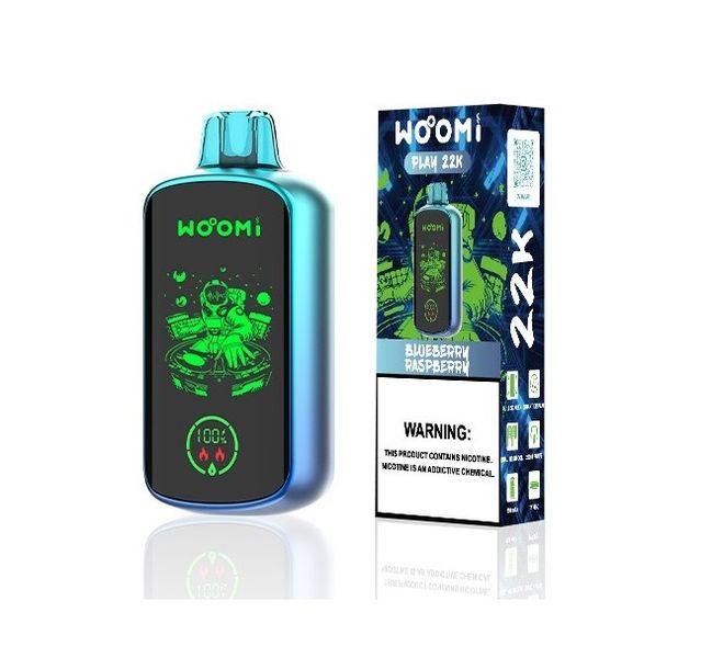 Woomi Play 22K Puff Disposable Vape 5% - Blueberry Raspberry