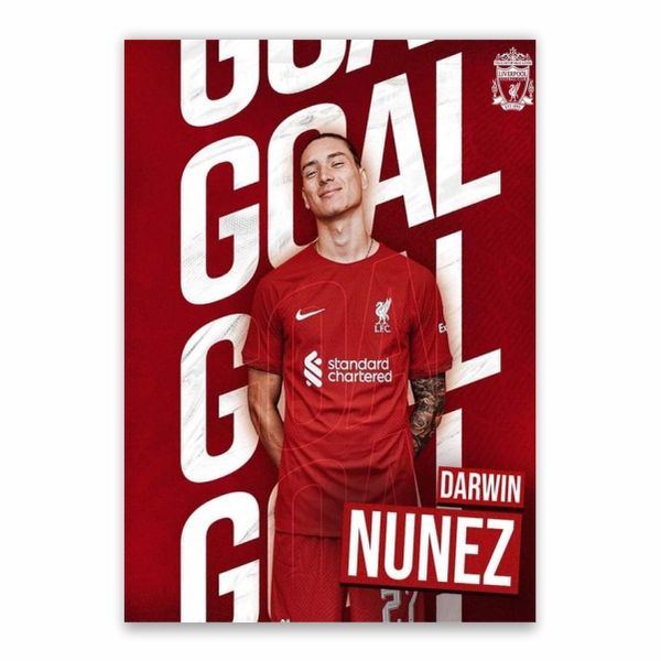 Darwin Nunez Goal Poster - A1
