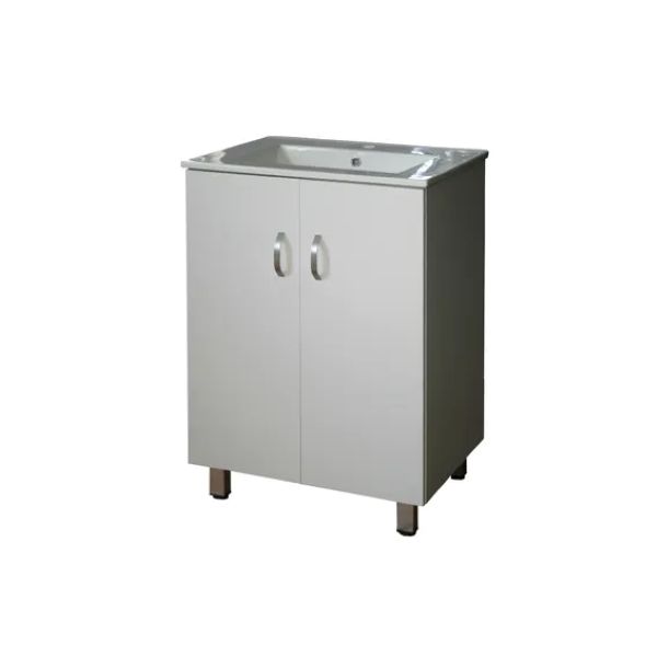 Cabinet 2 door vanity Marlene 600MM Basin included