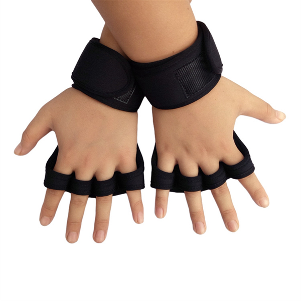 L Training Sport Gloves for Men Women Workout Gloves Black B