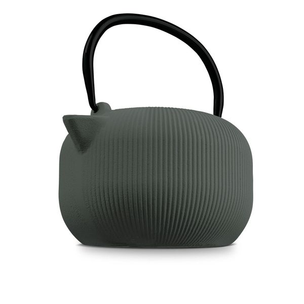 Berlinger Haus 1L Cast Iron Tea Pot Kettle - Matt Green