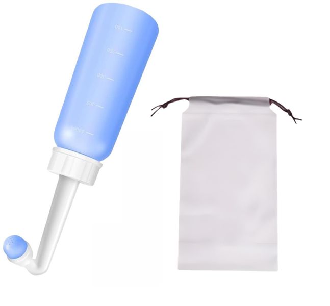 500ml Portable Personal Bidet Bottle with Angled Spray Nozzle