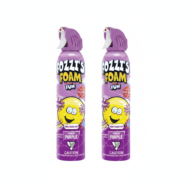 Fozzis Kids Foaming Bath Soap - Punchy Purple 340ml - 2 Pack