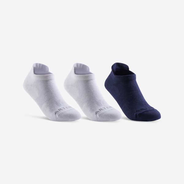 Artengo Kids' Low Sports Socks Tri-Pack Rs 160 - White &amp; Navy