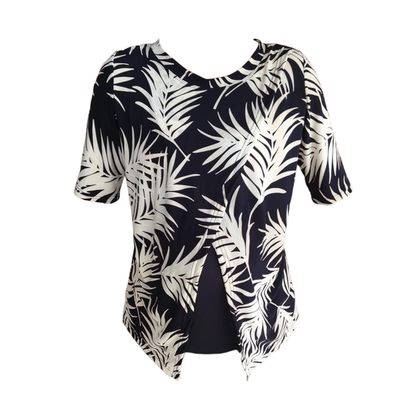 Maternity/Breastfeeding Comfy and Corporate Top - Black and Pink