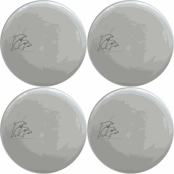Pod Jumping Dolphins Side Plate Set of 4 - Range 2