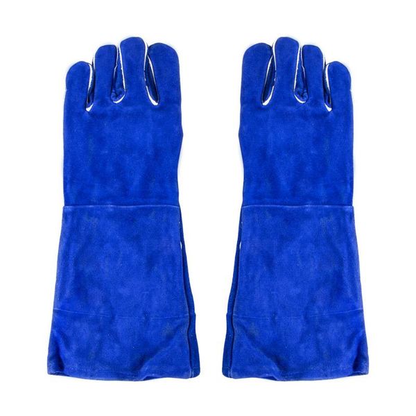 Welding Glove Double Palm Blue 40Cm- 2 Pack