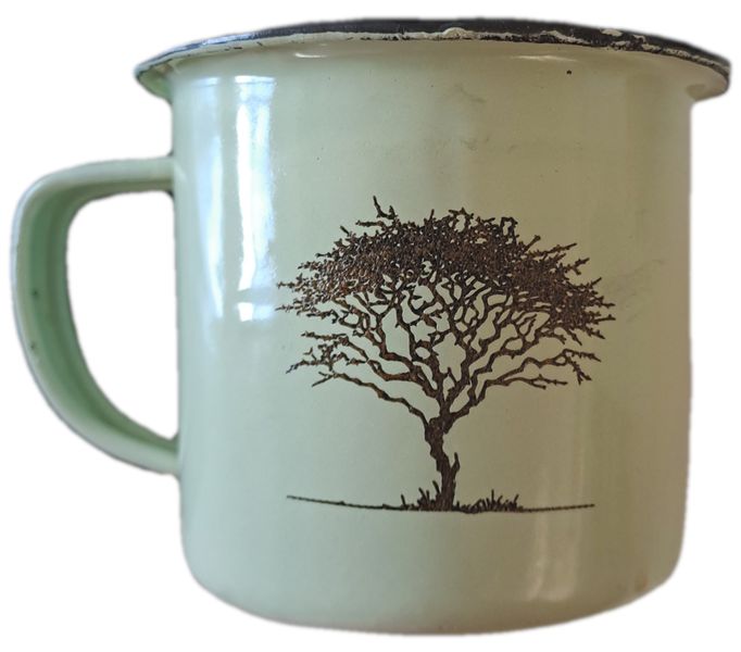 Bushveld Tree Enamel Cup set of 4