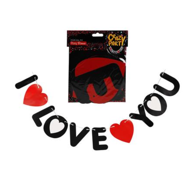 Crazy Party - Love Party Banner - Pack of 2