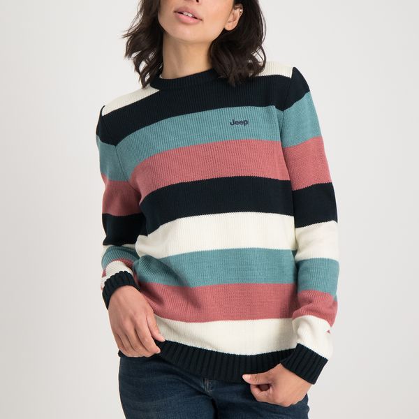 Jeep Stripe Crew Neck