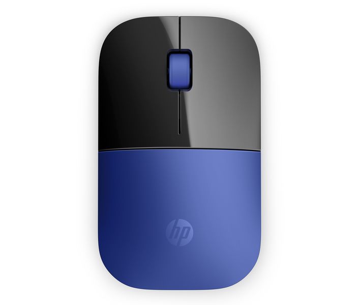 HP Z3700 Wireless Mouse - Black/Dragonfly Blue (V0L81AA)