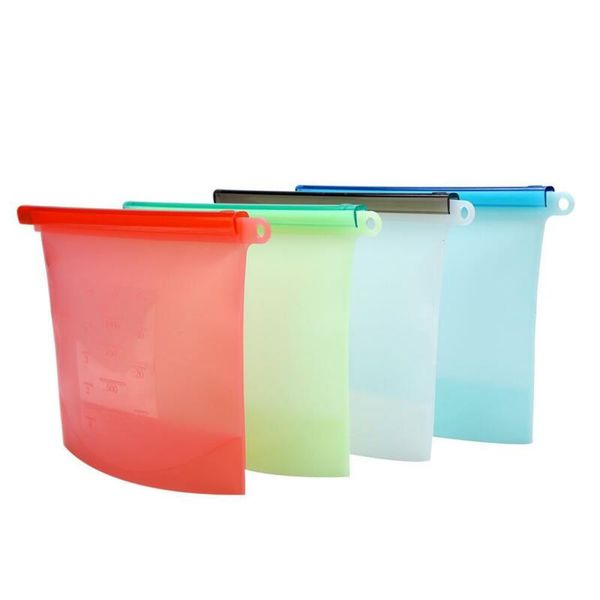 Reusable Silicone Food Storage Bag - 4-Pack