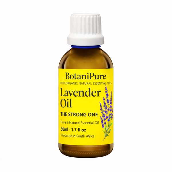 BotaniPure Lavender Oil 50ml - Organic Lavandula Angustifolia (STRONG )