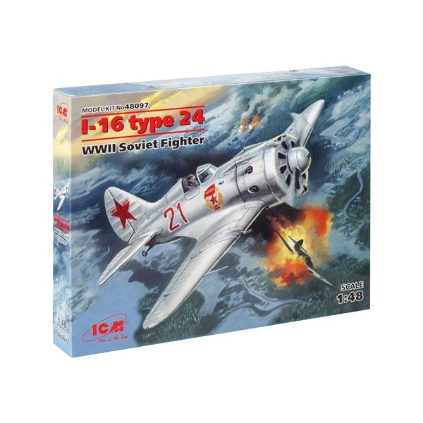 ICM48097 1/48 I-16 Type 24 WWII Plastic Kit