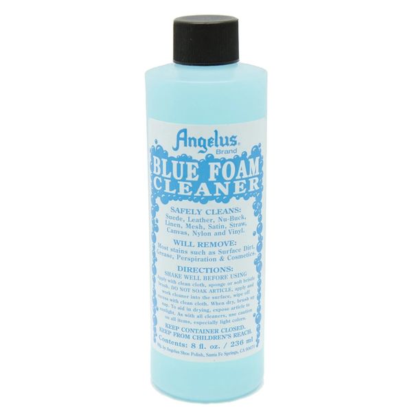 Angelus Blue Foam Cleaner for Leather, Suede, Canvas, Nylon, Linen &amp; More