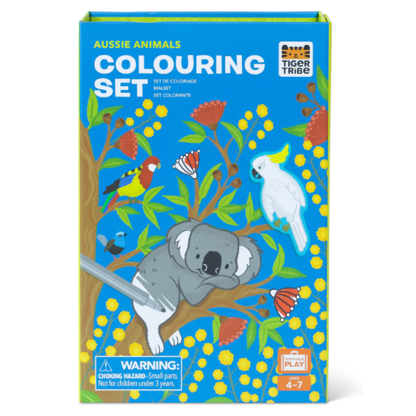 Tiger Tribe Colouring set - Aussie Animals
