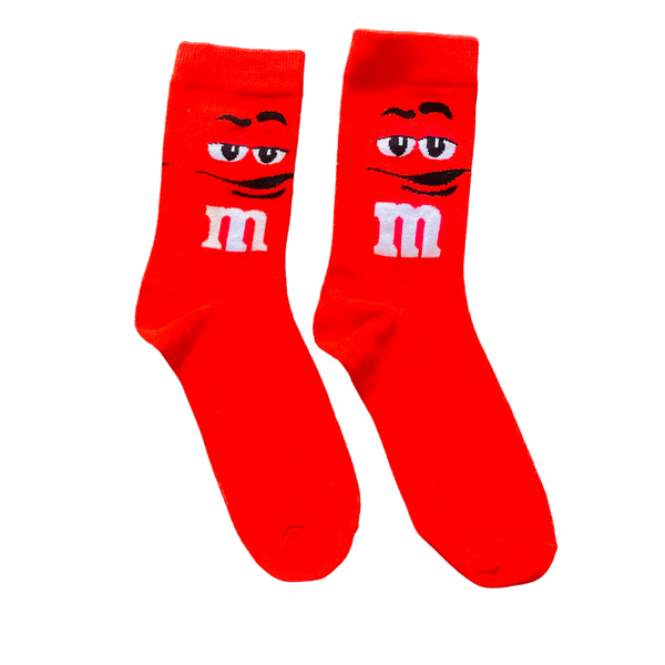 Blue M&amp;M Fashion Socks