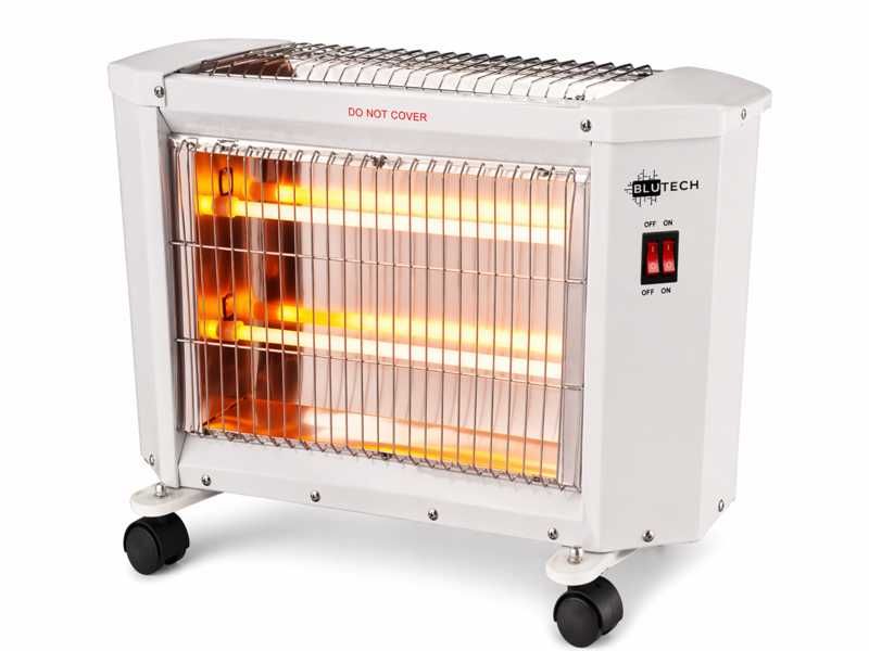 Blutech 1500W Quartz Electric Heater BT-524 with Wheels