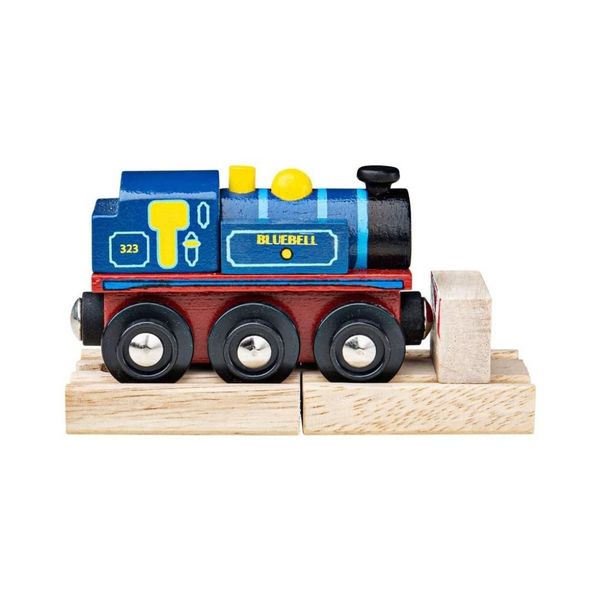 BigJigs Rail Bluebell Engine Wooden Train Set