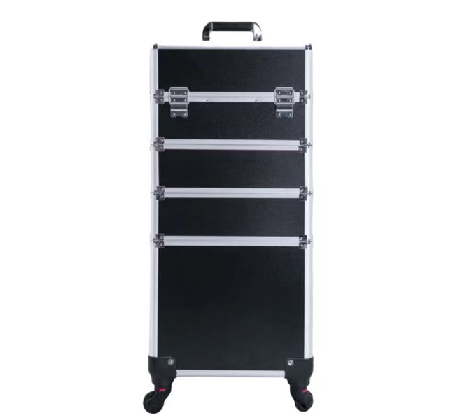 4 in 1 Aluminum Frame Transformer Makeup Case Salon Nail Technician Case