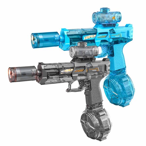 Luminous Electric Water Gun Toy, Children's Beach Swimming Pool Toy - 2 Pieces.