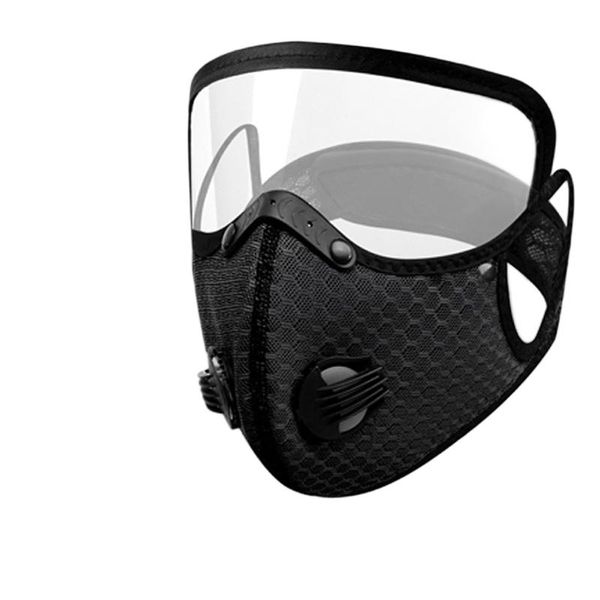 Riding Face Mask with Detachable Filter &amp; Lens - Dustproof, Warm, Anti-Fog