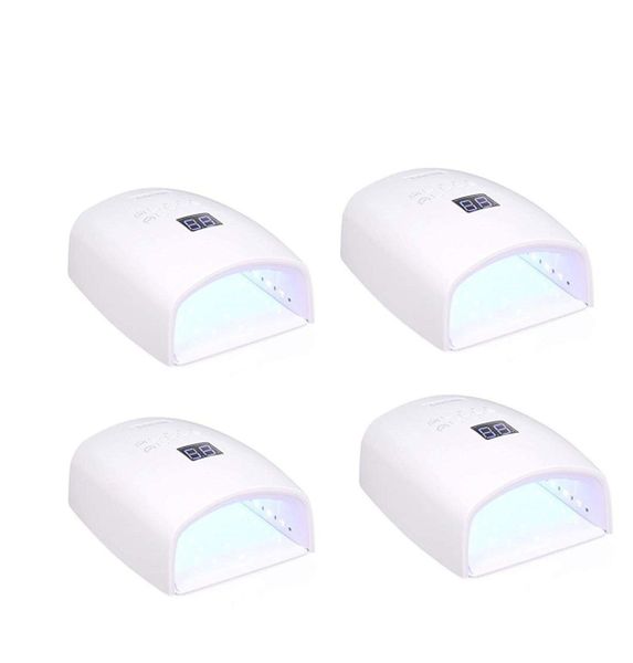 GB 48W Rechargeable UV/LED Nail Lamp - 4 Set