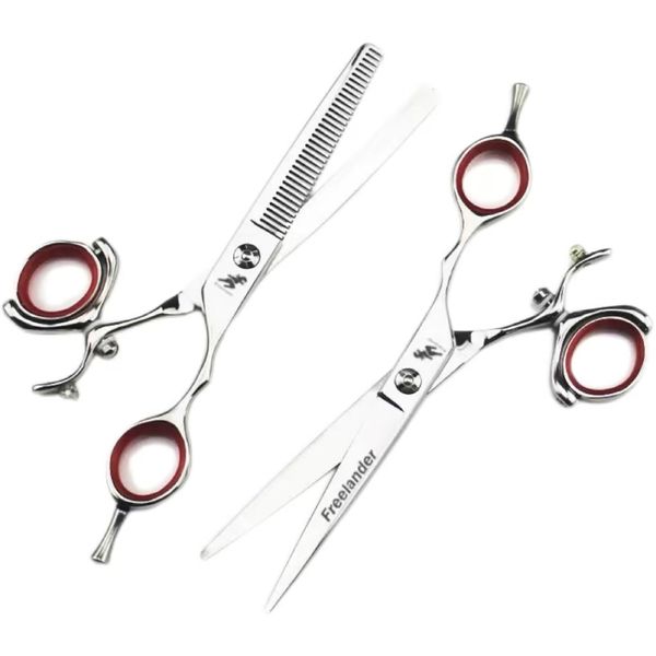 6 Inch Swivel Handle Professional Hair Salon Styling Scissors Set