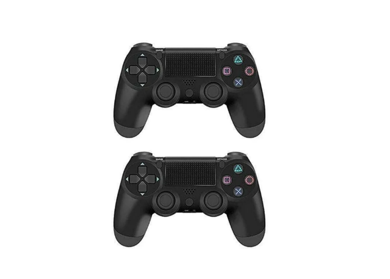 MK Double Motor Vibration PS4 Wireless Controller Pack Of 2
