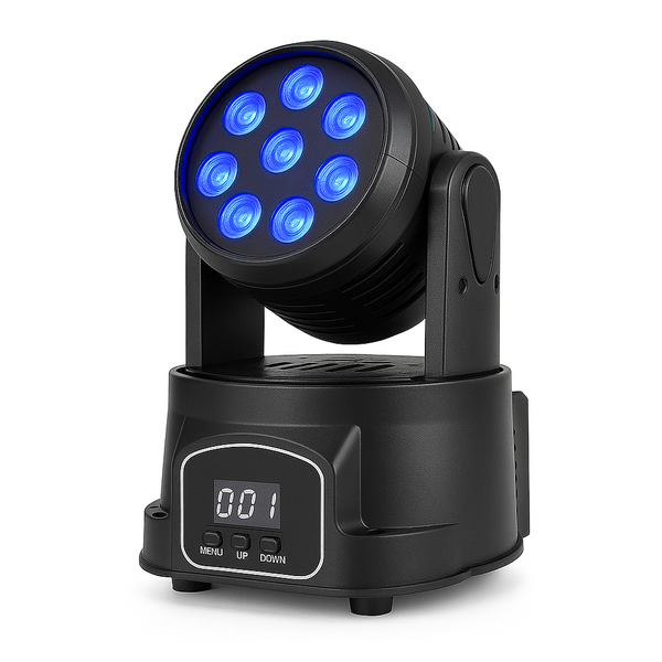 70W Moving Head Light - RGBW Stage Light for DJ &amp; Events