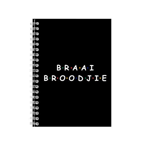 Braai Broodjie Notebook Afrikaans Gift Idea Writing Book Notepad Pad 48