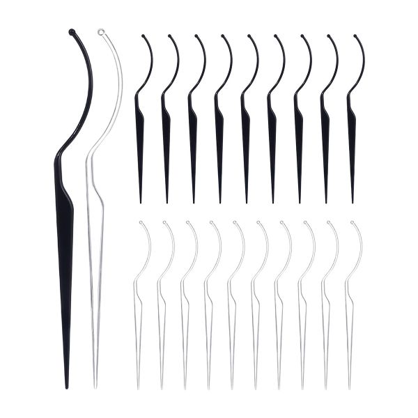 20pcs False Eyelashes Display Stick Holder-3d Eyelash Applicator Tool