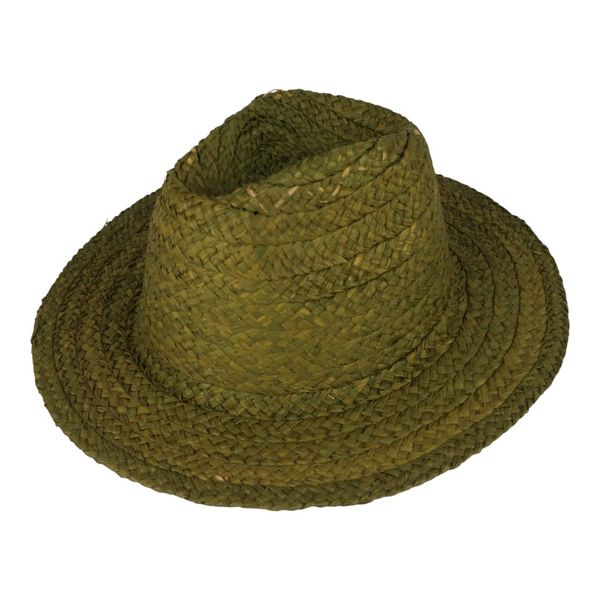 Woven Straw Fedora Hat image