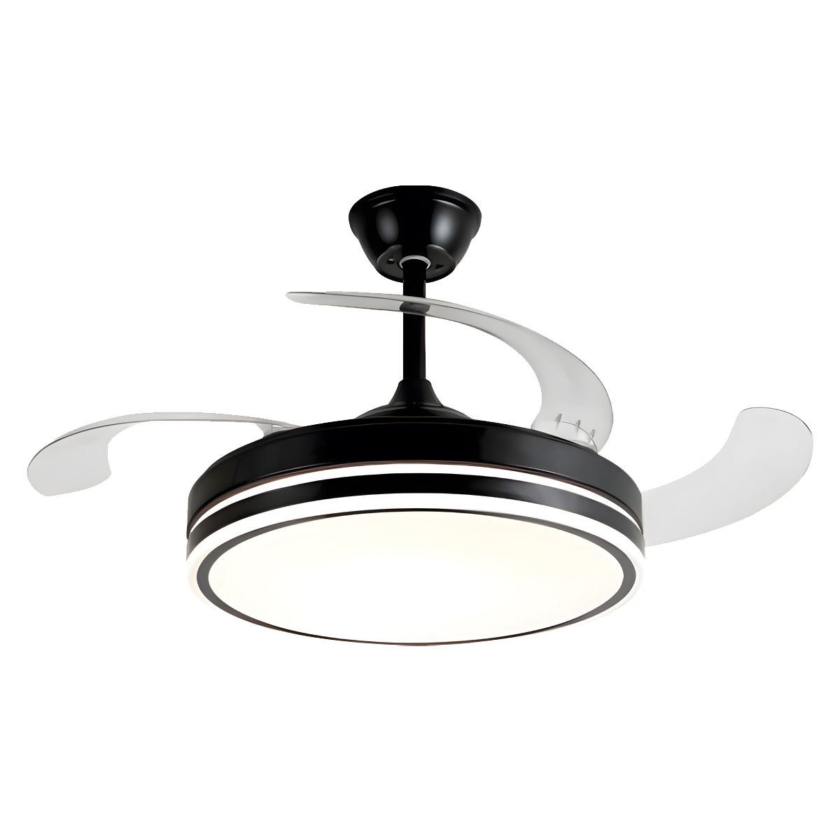 Redisson Ceiling Fan with Light, Quiet 6-Speed 3-light Invisible Timmer Fan