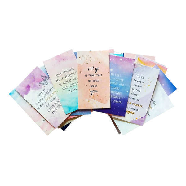 60pcs Manifestation &amp; Self-Love Affirmation Cards - Mindfulness Card Set
