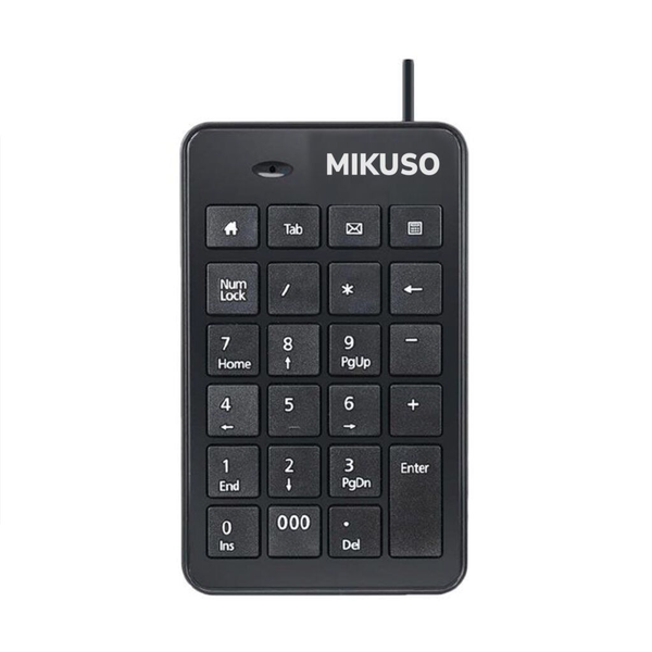 Mikuso KB-047U Wired USB Numeric Keypad with 4 Office Hotkeys
