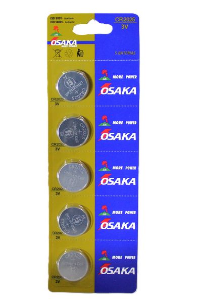Osaka CR-2025 3V Multi Power Battery (Pack of 5)