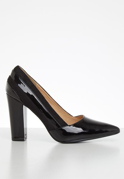 Women's Superbalist Lori Court Block Heel - Black