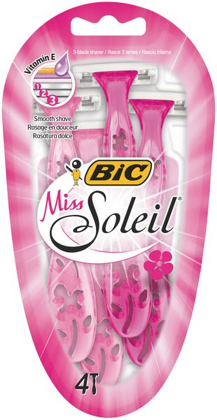 BIC Miss Soleil Women's Disposable Razors - Pack of 4
