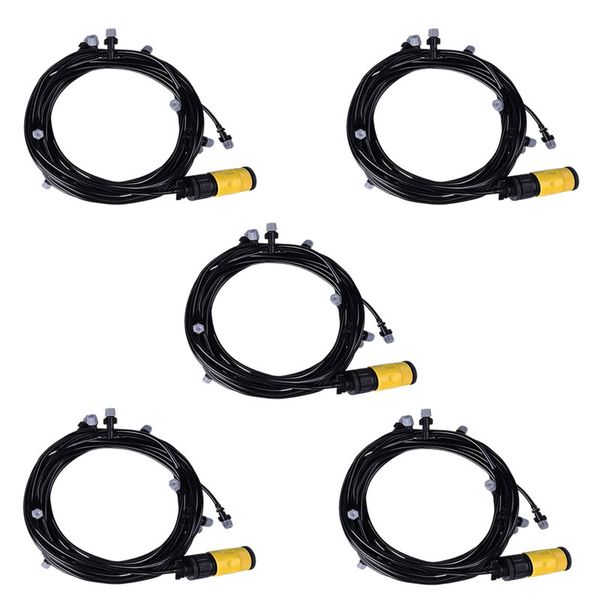 5 Set Of Outdoor Patio Mist Cooling Kit