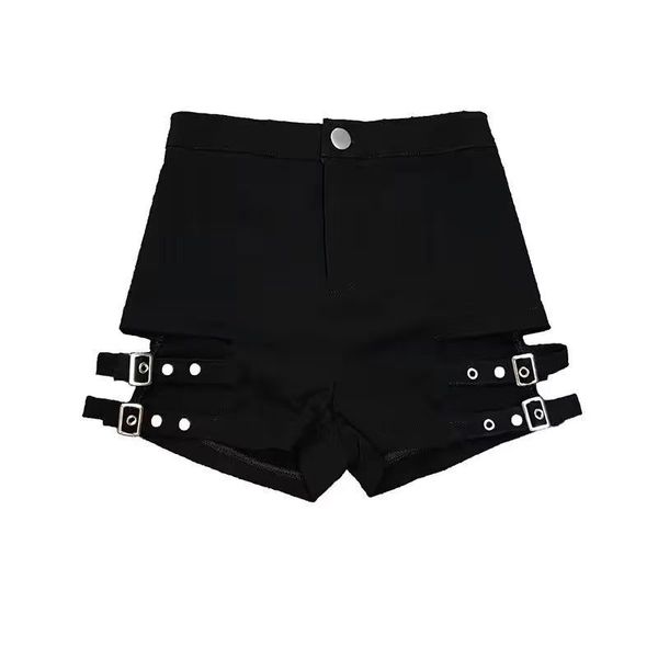 Hollow High Waist Hip-Hugging Plus Size Slim Stretch Pole Dance Shorts
