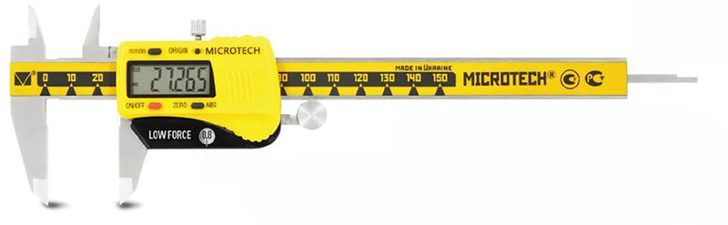 Microtech 150mm/6Inch x 0.005mm/0.0002Inch Digital Wireless Low-force Caliper