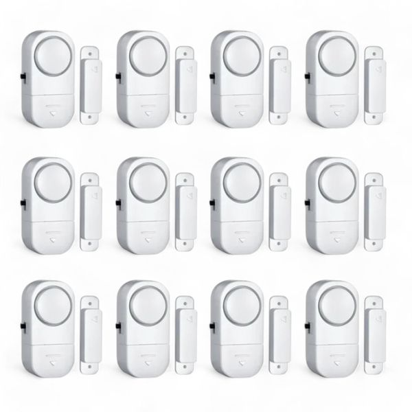 Anti-Theft Window And Door Security Alarm Pack Of 12