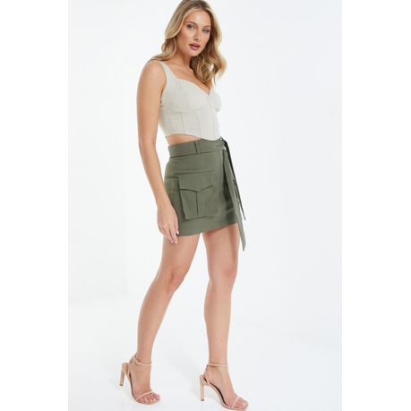 Khaki skirt womens quiz sale