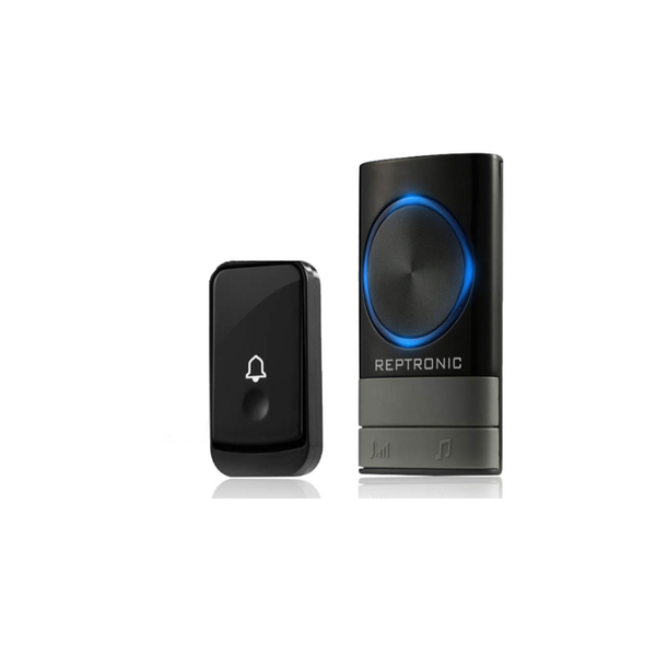 Reptronic DIY Wireless Doorbell RTPDB27 Black 1B1R